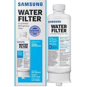 SAMSUNG Genuine Filter for Refrigerator Water and Ice, Carbon Block Filtration,